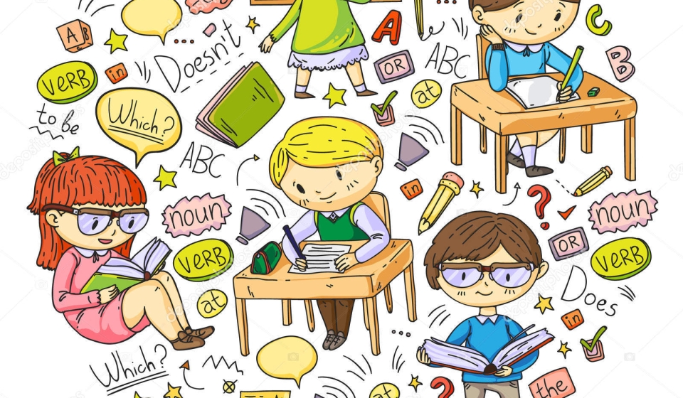 English school for children. Learn language. Education vector illustration. Kids drawing doodle style image SSUCv3H4sIAAAAAAAACnRSsU7DMBDdkfiHyHMi0jYJCRuqGJgRLBWDc74kVl27sp2iquq/Y8c1eIBMvnd37929y+X+LstITw0H8pRdfORiLsRsrKaWK+ngVX7DNUqG2iFlRJBxqzSnIgV7amGS9IAOlLMQHr4uSWIstbNB48VuEFCLo+MI4A9FmGgX4iwmlqTrcCnywmYII+ZJ0sy9T77BpJTIs60SAkfMs3fJT6gNt+cMLZDYEYb4R+E18cE8bAU/Fs/a/iX3geB8+GUNj8/oCB1RwnlZOjFDo0AazNiFUrL/sqgPqT10ZlwlzpwUUOELNgnTUXPgckzalJ2WS8U2ULO02o9AVo91XIEIpY60F/5Sg6PFiE/UGNfBIp5ogbNEHRIpqeyyAwmshLmDLjqbdVmvmq5um3W1Kd13Kwg/wcQdzzJRJHIx7DlLt+d+AjLUONQ1sqLtu66oGgpFW1ZYDBW2CN0Azdpf9PoNAAD//wMAHvuA2c4CAAA=